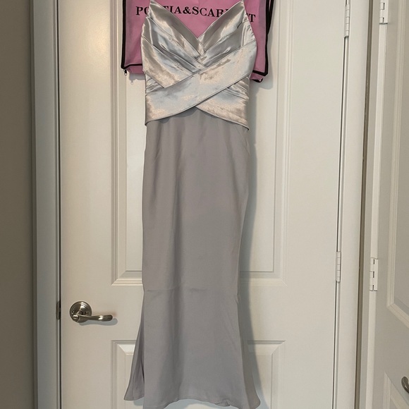 Portia & Scarlett Midi Dress - PS1912S SILVER - Picture 4 of 7